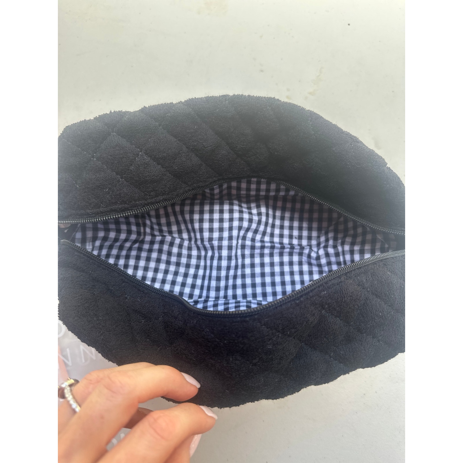 Moon Nude Black Space Hair Tool Bag Nwt — image 5 of 5
